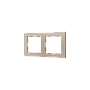 Zennio ZS55 - Afdekraam 2M (Champagne)
